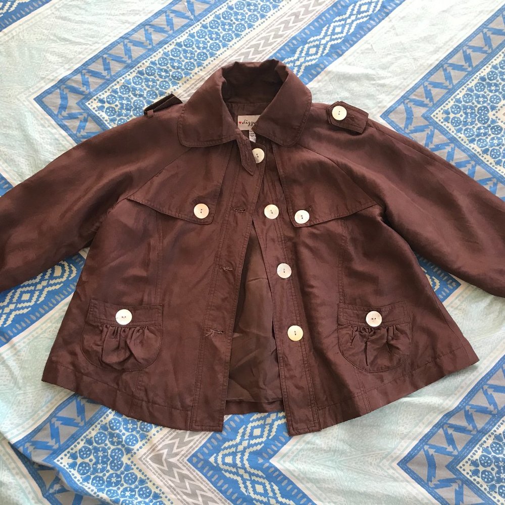 Dizzy Lizzy - Brown Light Spring/Summer Jacket - women - small